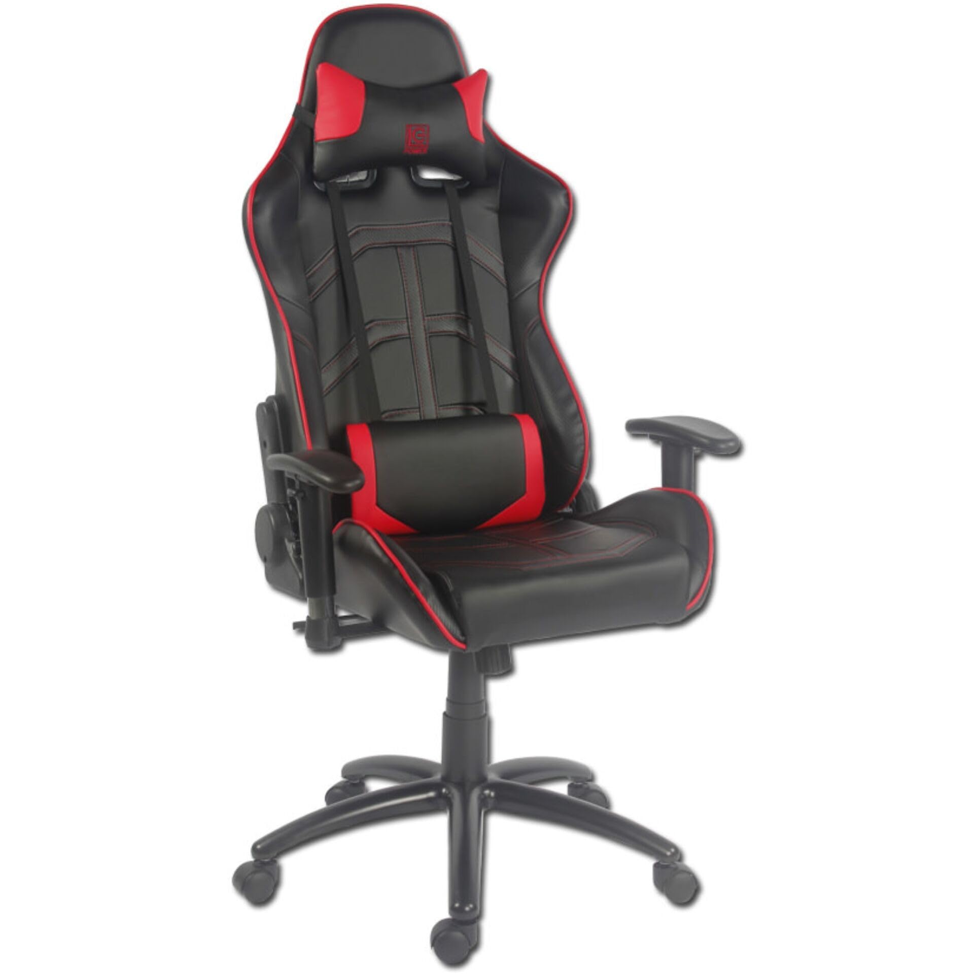 LC Power Chaise de gaming GC-1, noir/rouge