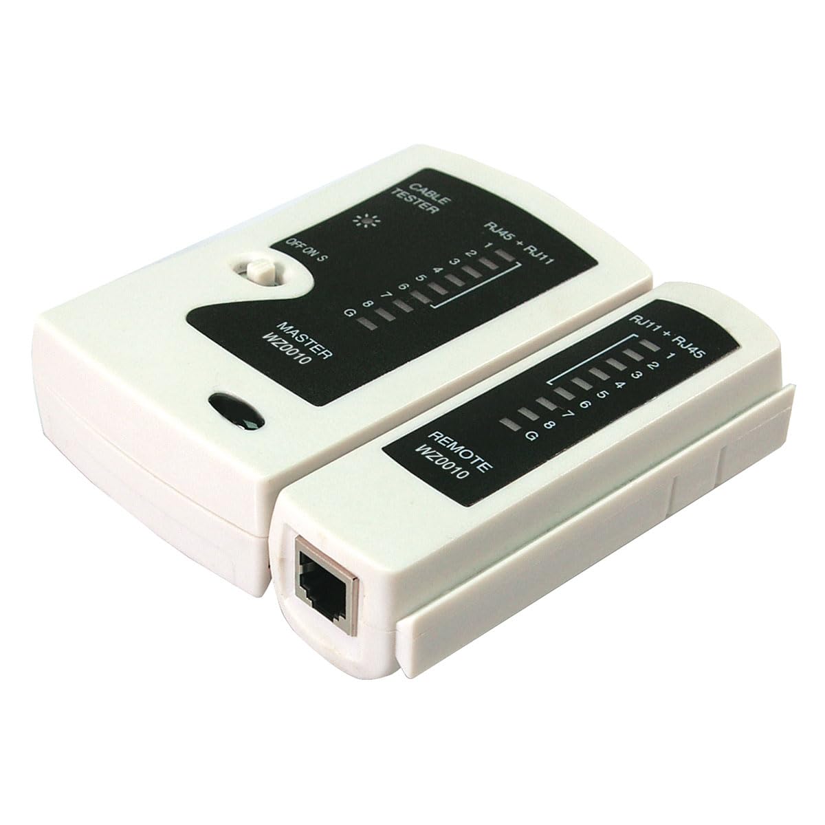 LOGILINK Kabeltester Netzwerk RJ45/RJ12/RJ11 Stecker