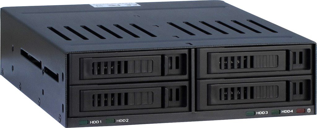 Inter-Tech Cadre amovible 5.25 pour 4 x 2.5 SATA