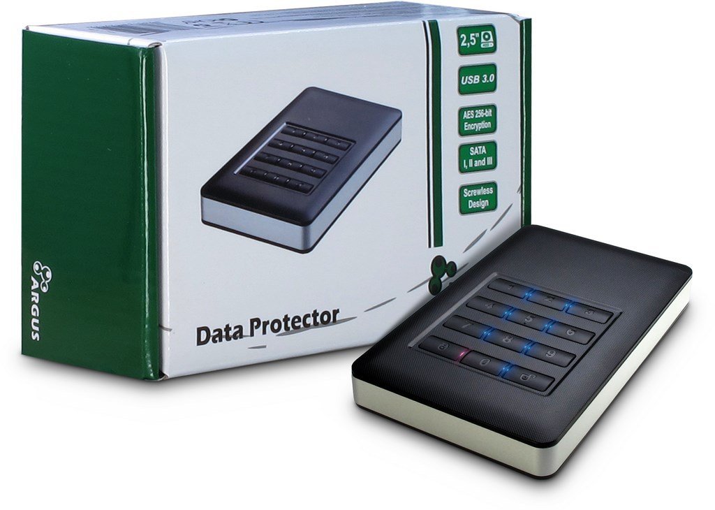 Inter-Tech Boîtier HDD / SSD externe avec fonction de mot de passe