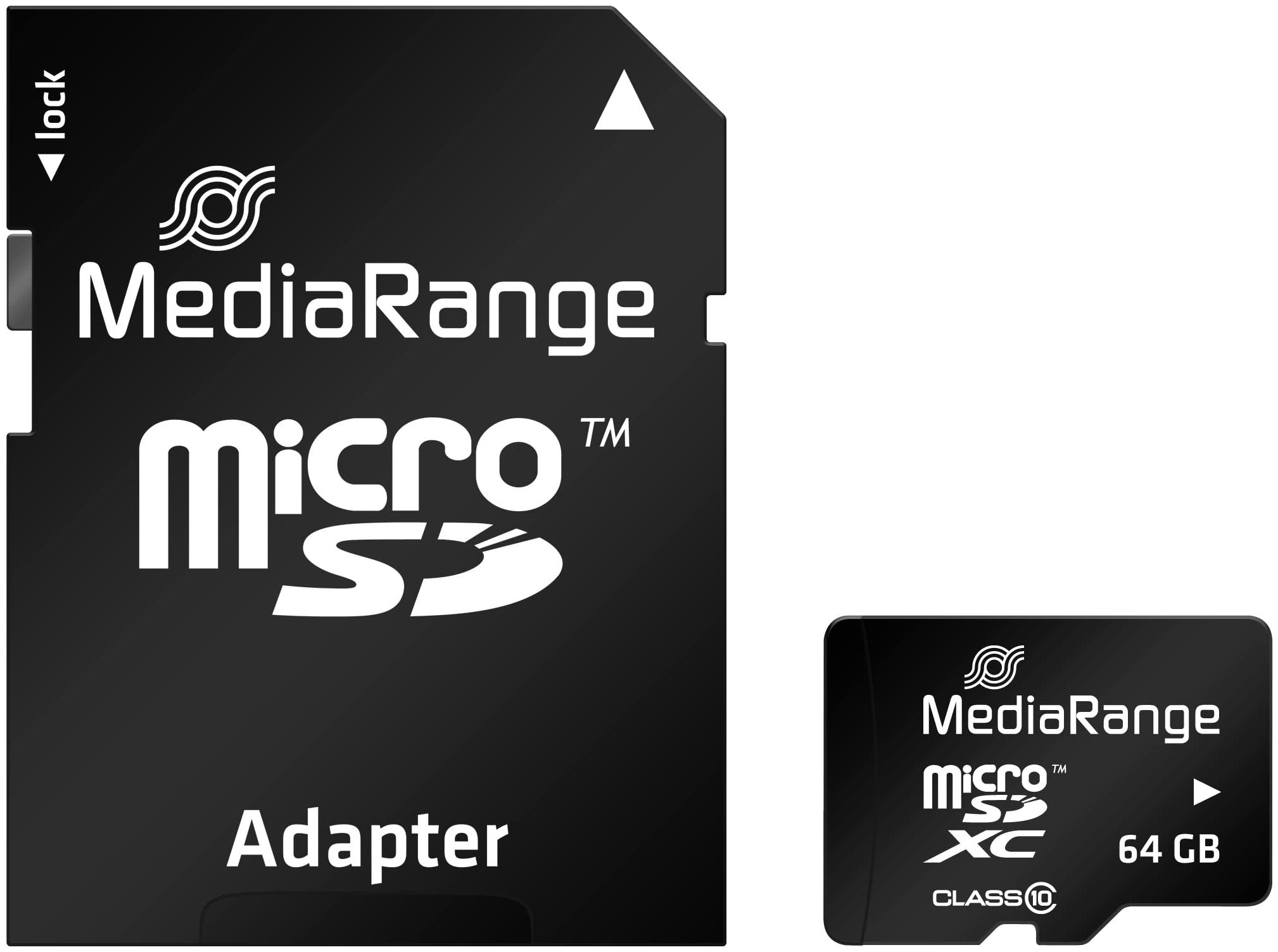 MediaRange MicroSDXC 64 Go