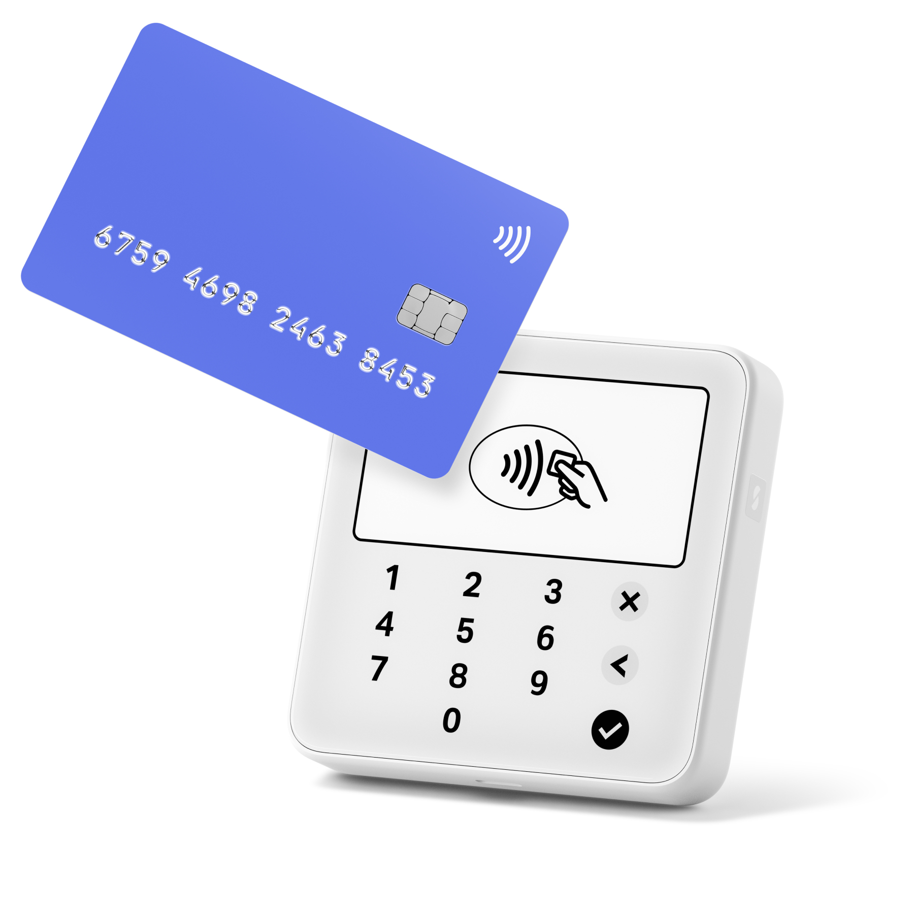SumUp Terminal de paiement SumUp Solo Lite Bluetooth Blanc NFC batterie longue durée