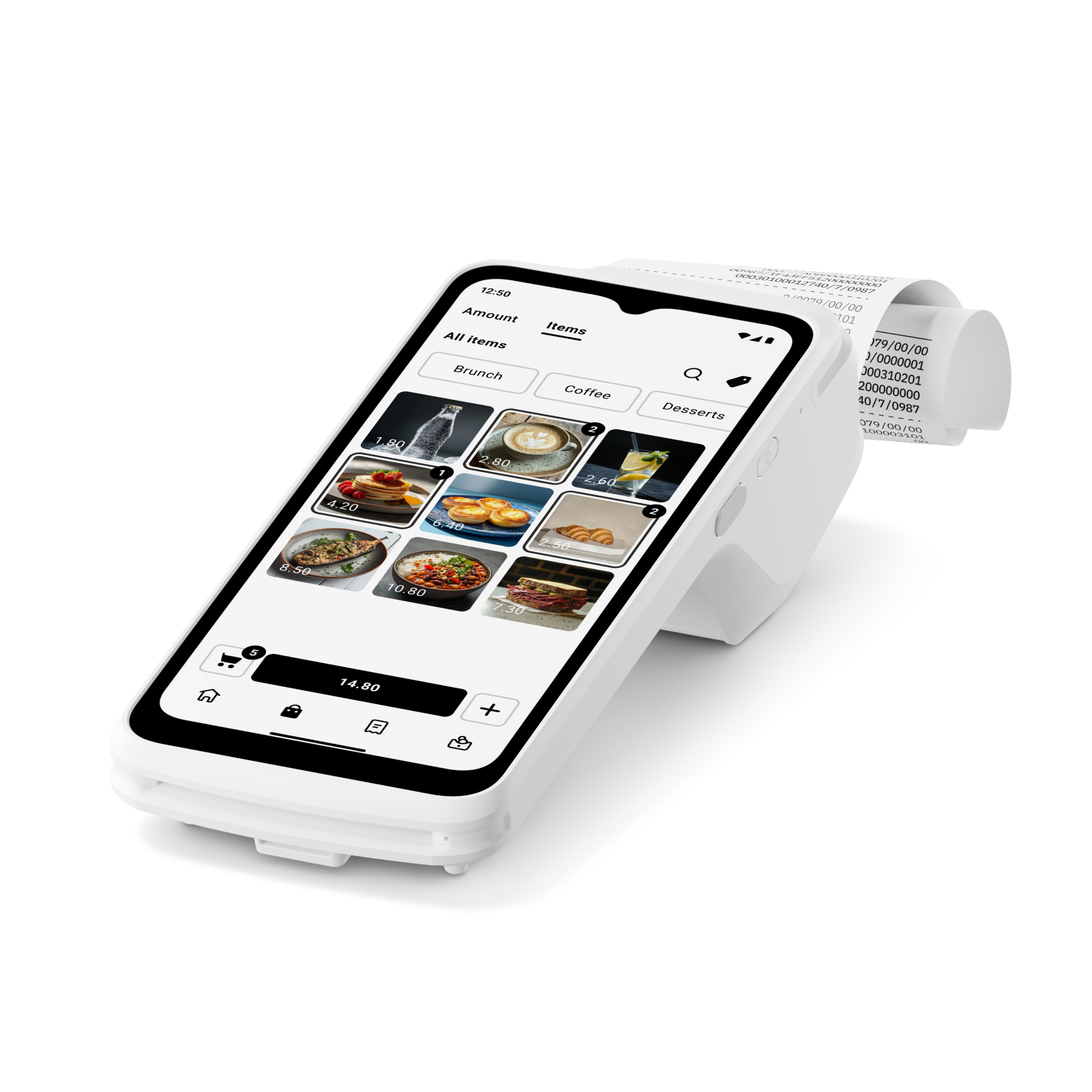 SumUp SumUp Terminal TPV 4G Wi-Fi NFC avec imprimante thermique
