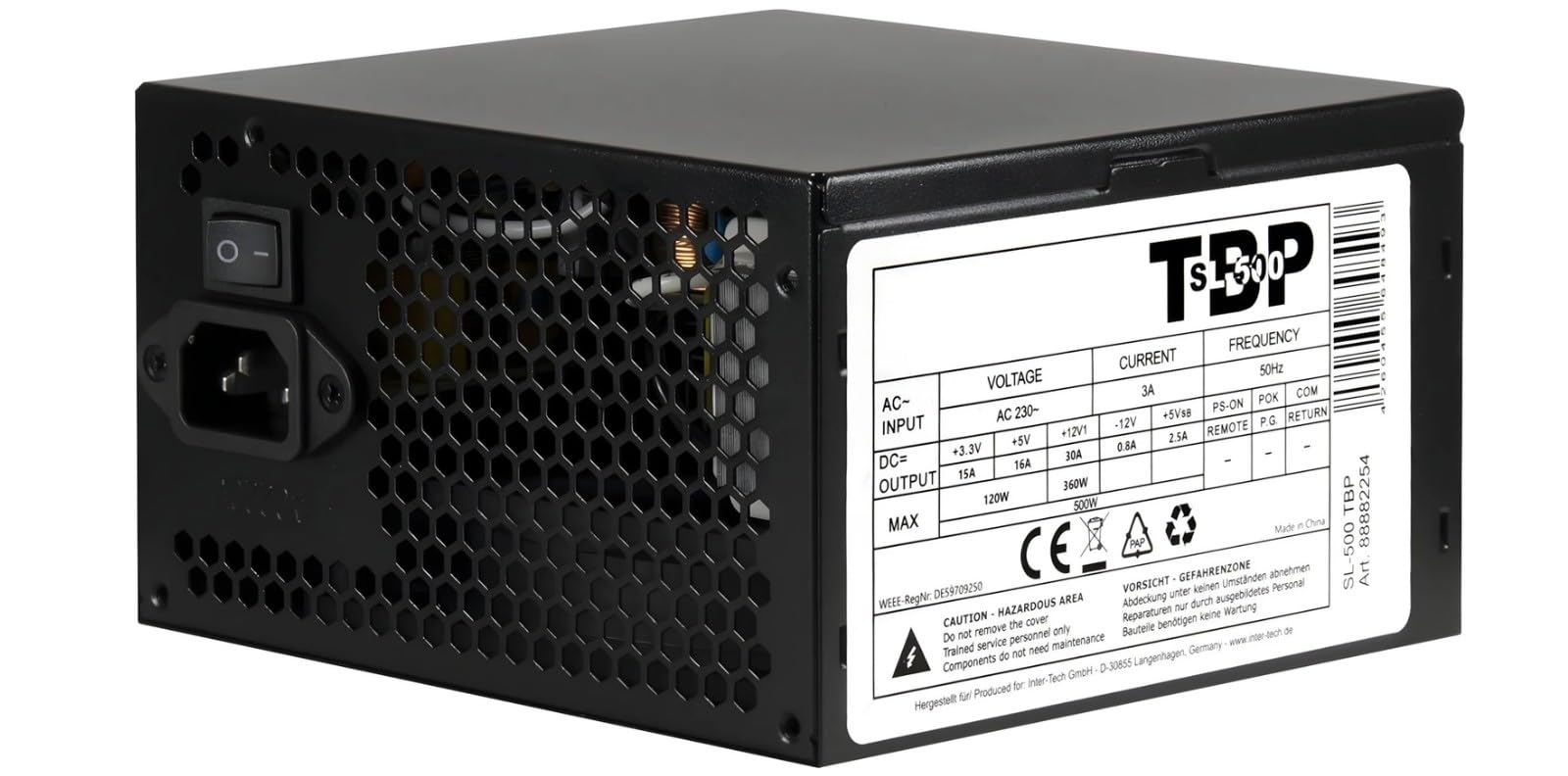 Inter-Tech PSU SL-500 TBP