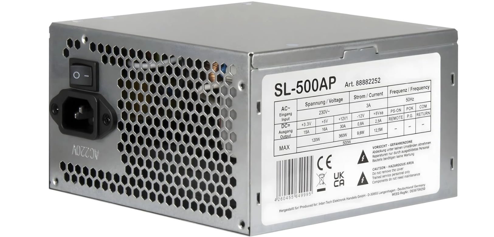 Inter-Tech PSU SL-500AP ATX