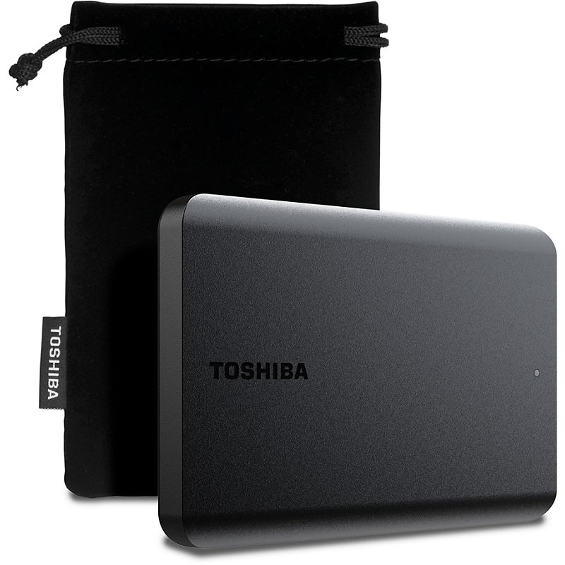TOSHIBA disque dur externe 2to canvio basics housse