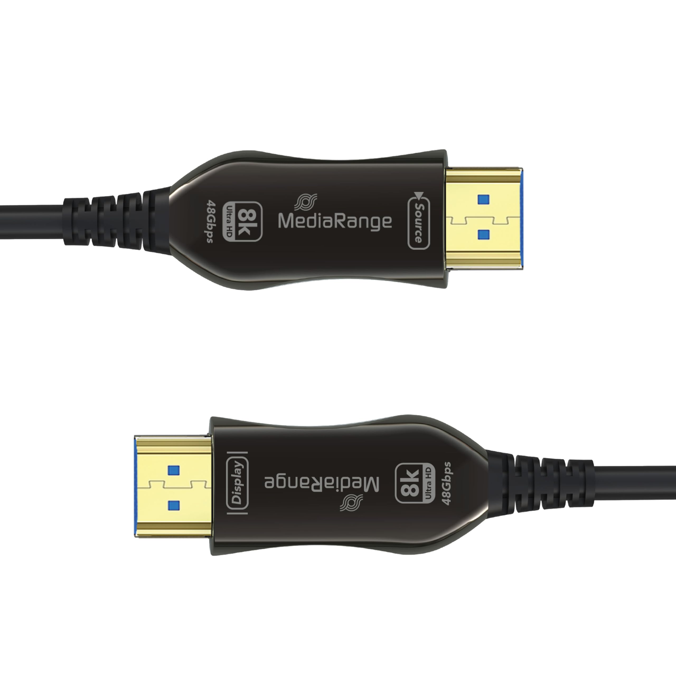 MediaRange HDMI U High Speed Ethernet Kabel AOC 48Gibt/s 10m