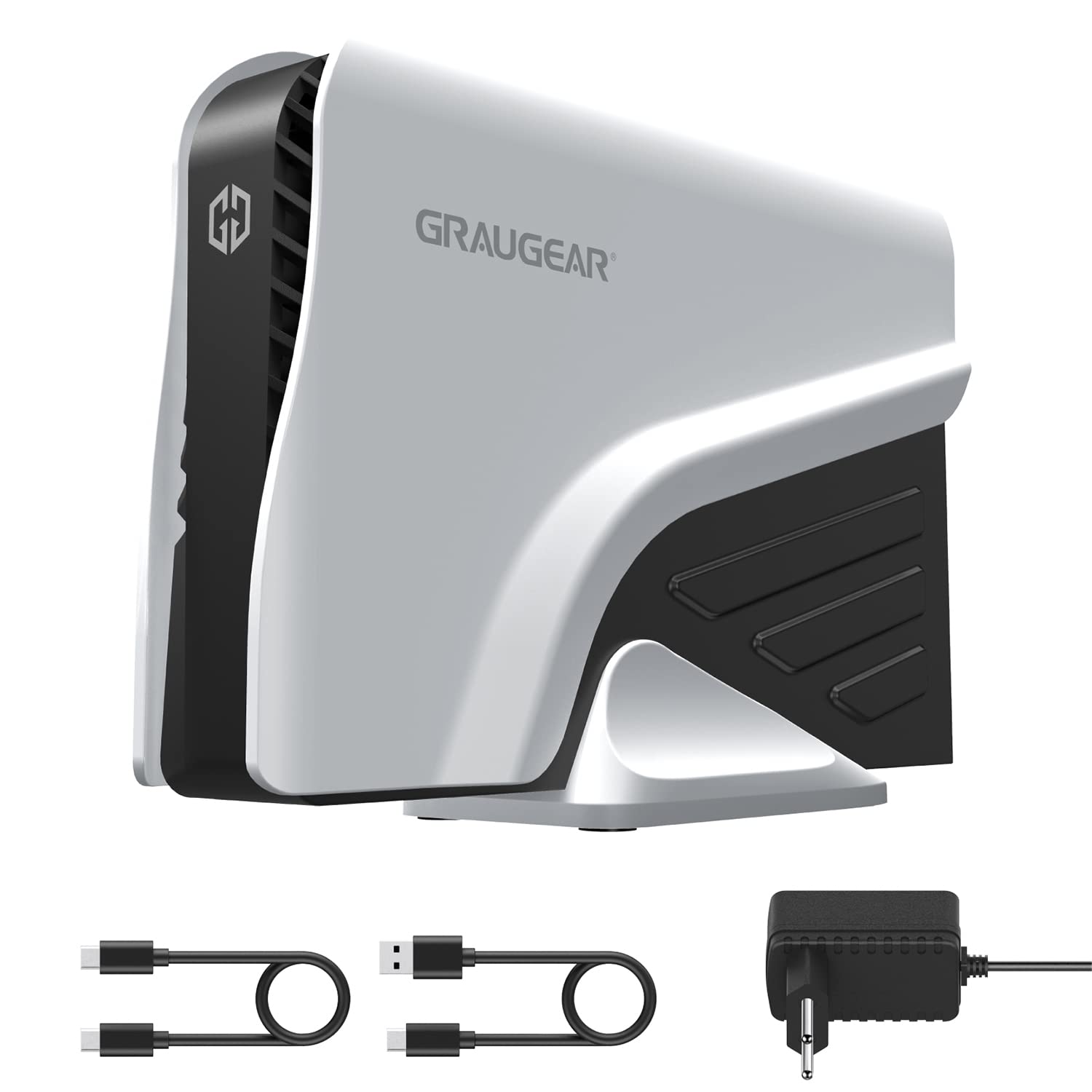 Graugear Disque dur de jeu , 8 To, USB 3.1