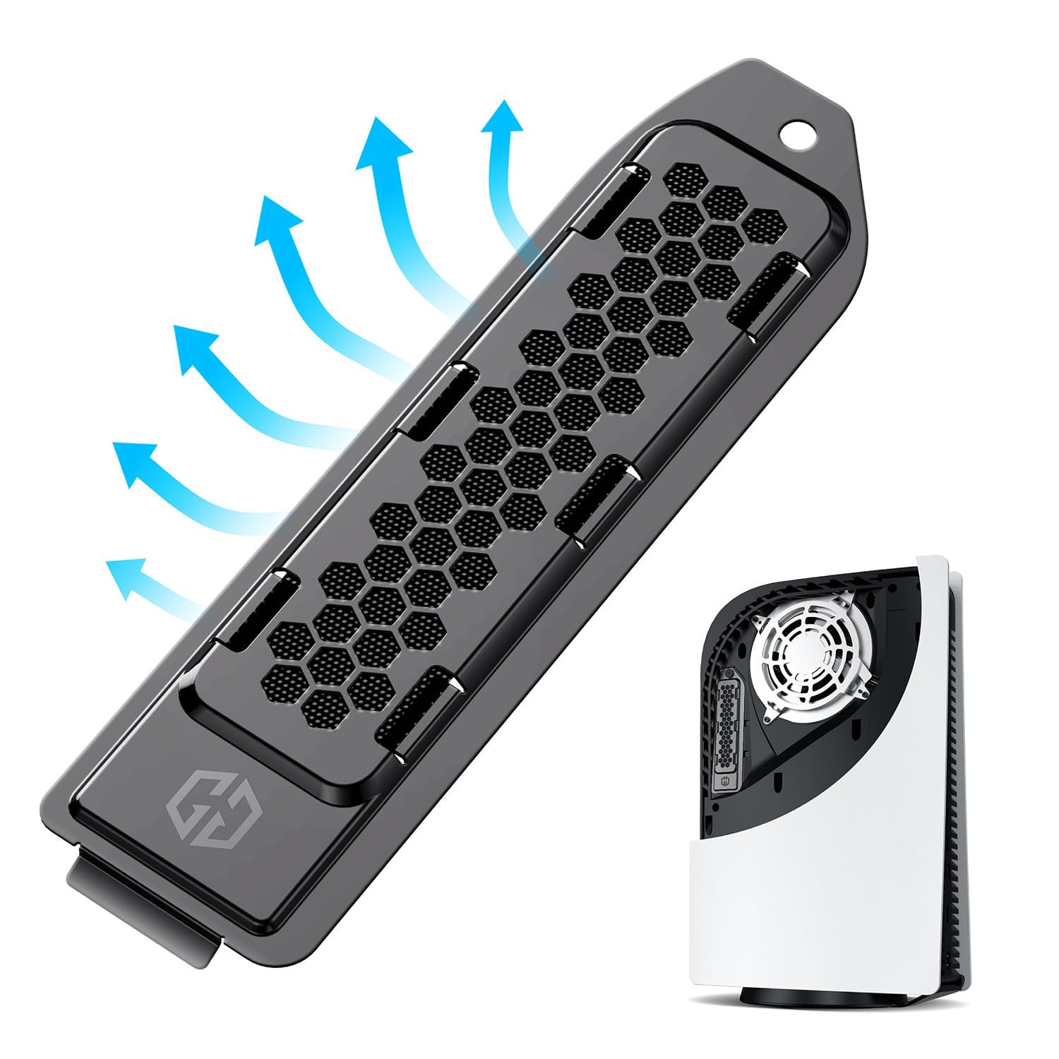 Graugear Refroidissement avec Abdeckung pour PS5 M.2  Farbe noir