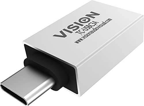 VISION Se branche sur USB-C et possède une prise USB-A 3.0 de taille normale