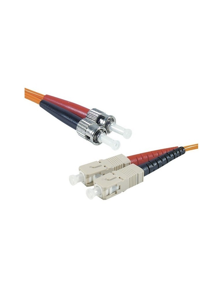 GENERIQUE Jarretière optique duplex HD multi OM1 62,5/125 LC-UPC/ST-UPC orange
