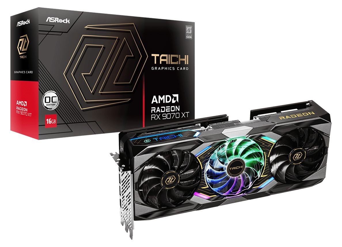ASROCK RX9070XT  TCW 16GO          16GB DDR6  HDMI/3xDP