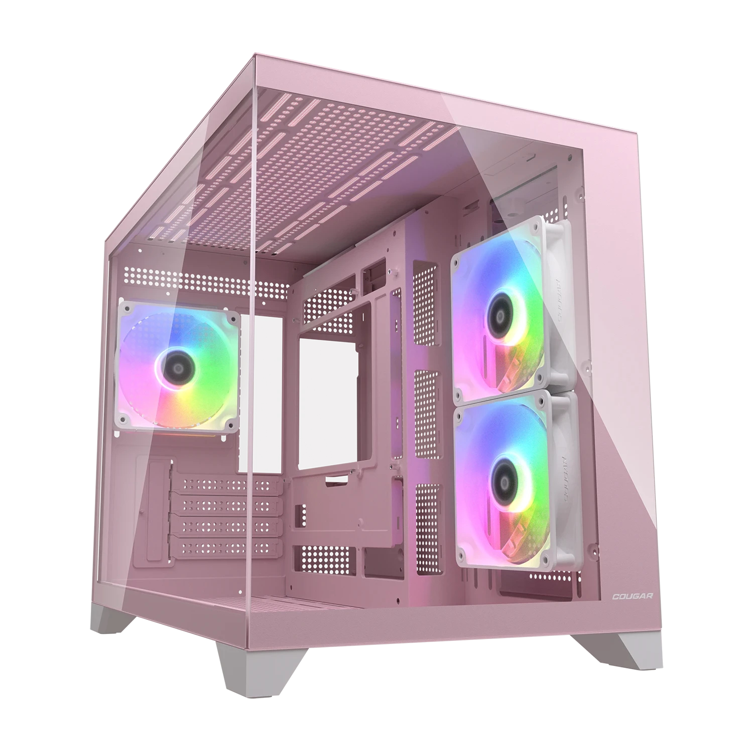 Cougar COUGAR Gehäuse Mini-Tower FV150, ARGB, Pink