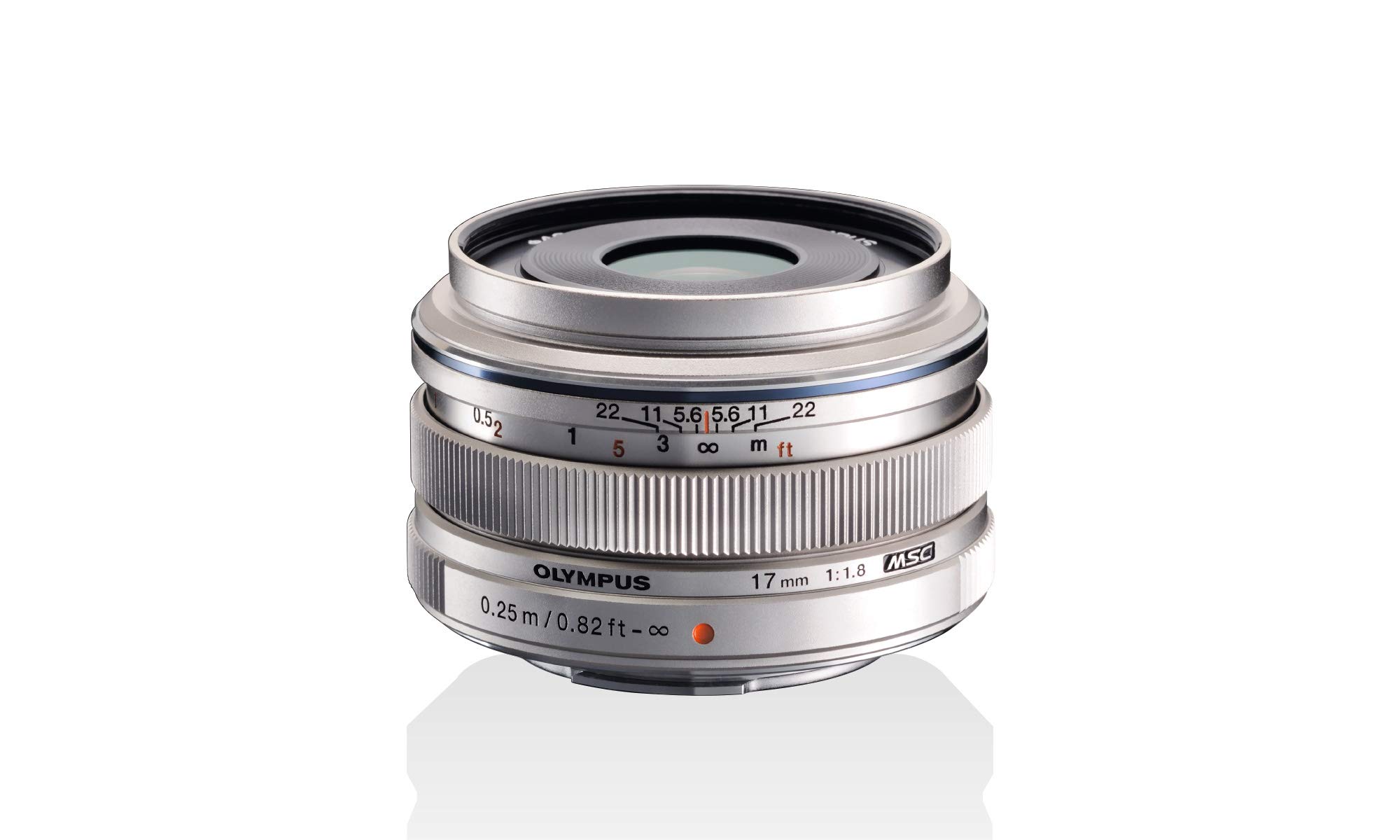 Olympus M.ZUIKO DIGITAL 17mm 1:1.8 Argent