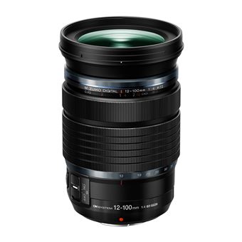 OM System Objectif hybride  M.Zuiko Digital ED 12-100 mm F4.0 IS PRO Noir pour Monture Micro 4/3
