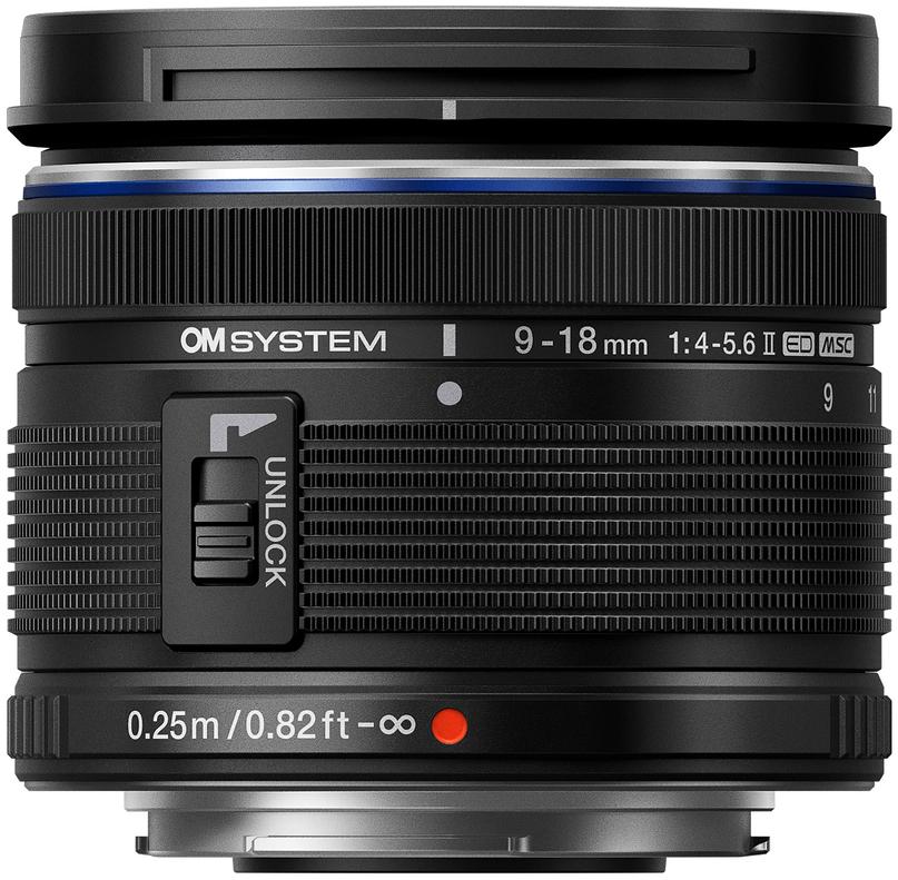 OM System Objectif zoom M.Zuiko Digital 9-18 mm f/4.0 Noir Micro 4/3