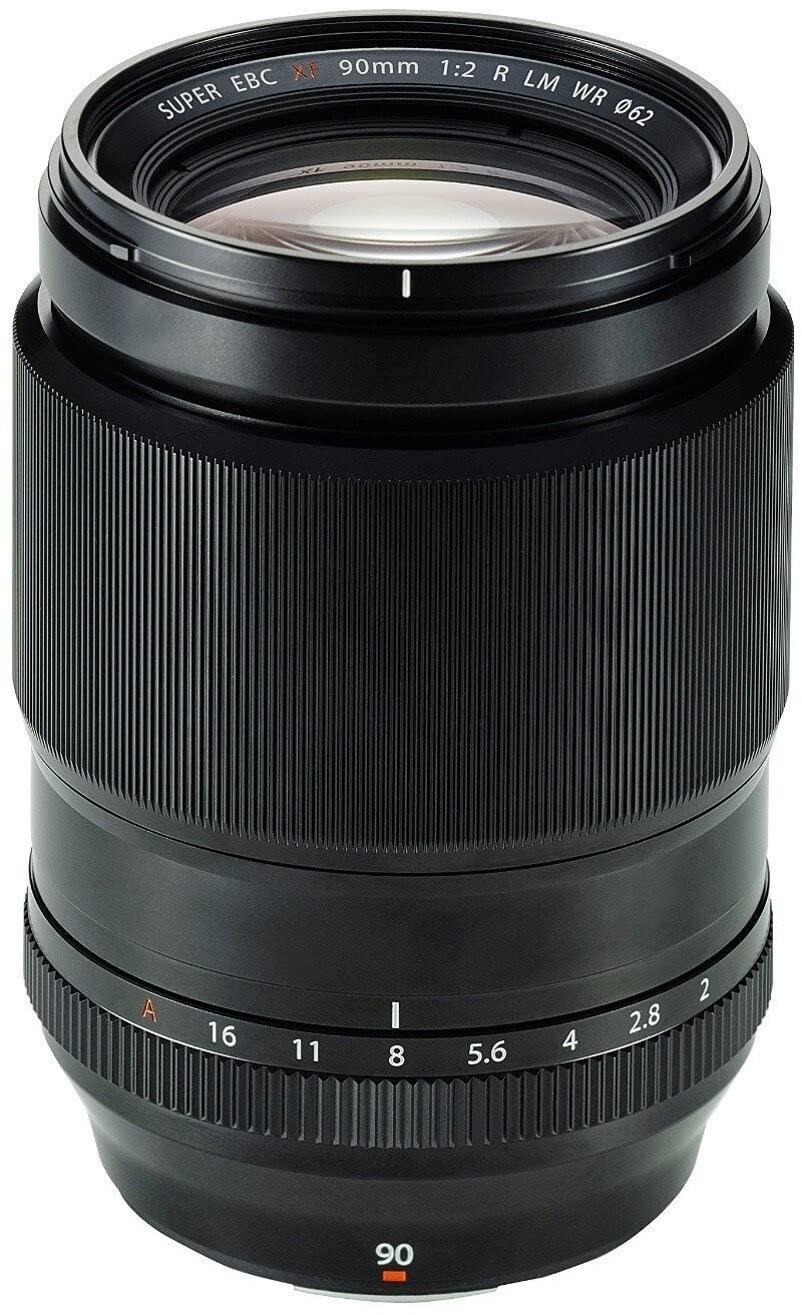 Fujifilm Objectif hybride XF 90mm f/2 R LM WR Noir