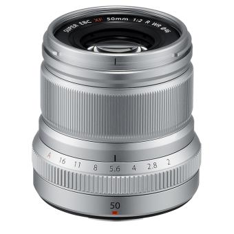 Fujifilm Objectif hybride Fuji XF 50mm f/2 R WR Silver