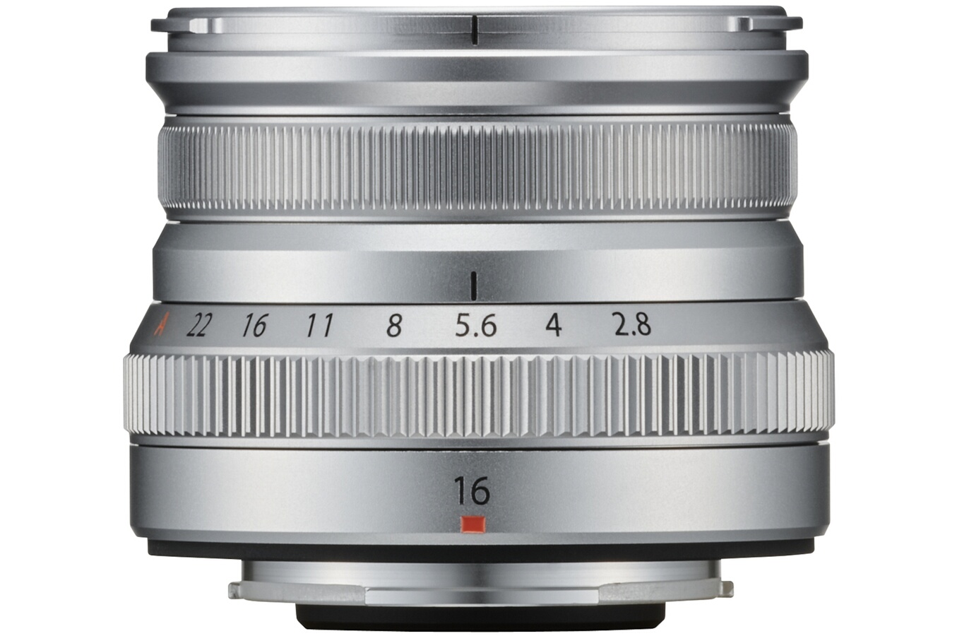 Fujifilm Objectif hybride XF 16mm f/2.8 R WR silver
