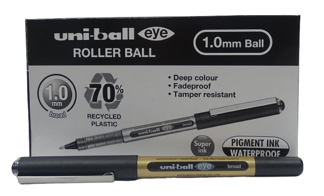 Mitsubishi Tintenroller UB EYE broad UB-150-10 schw