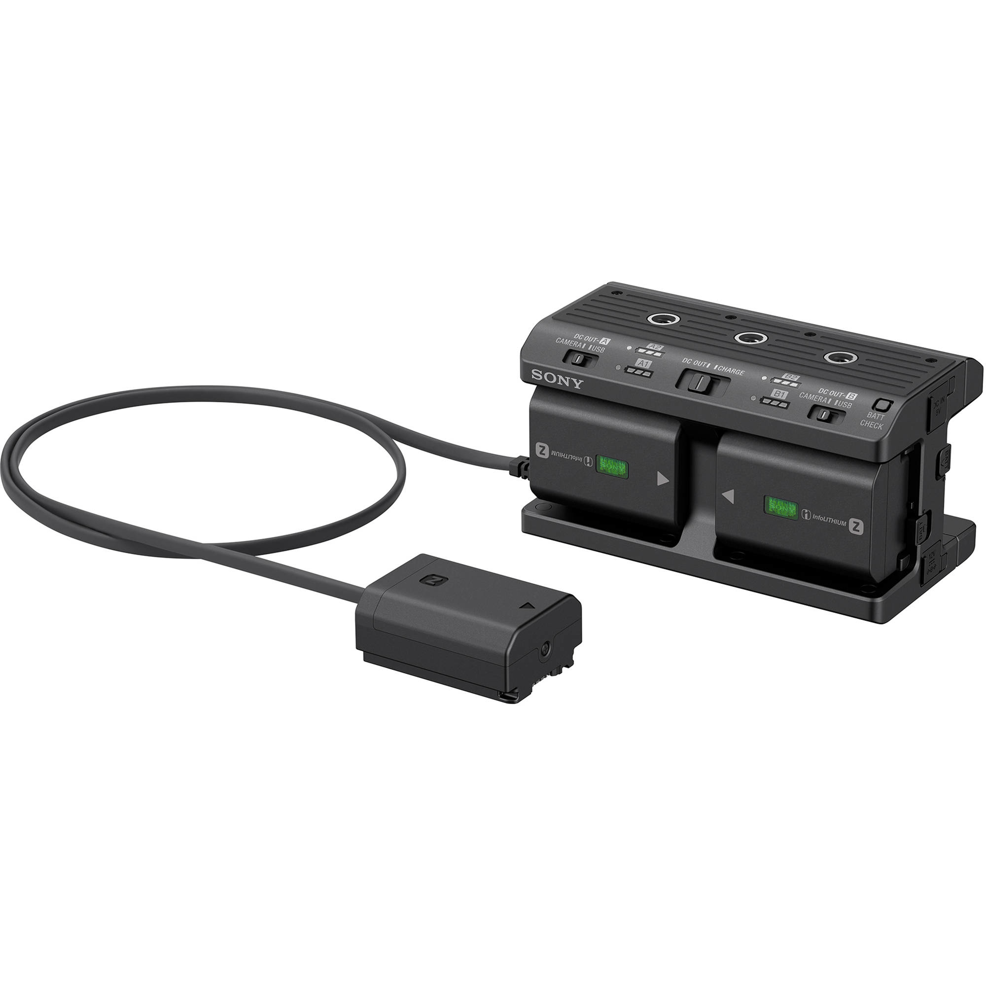SONY Chargeur multi-batteries et Adaptateur secteur NPA-MQZ1K pour batteries Z ou W