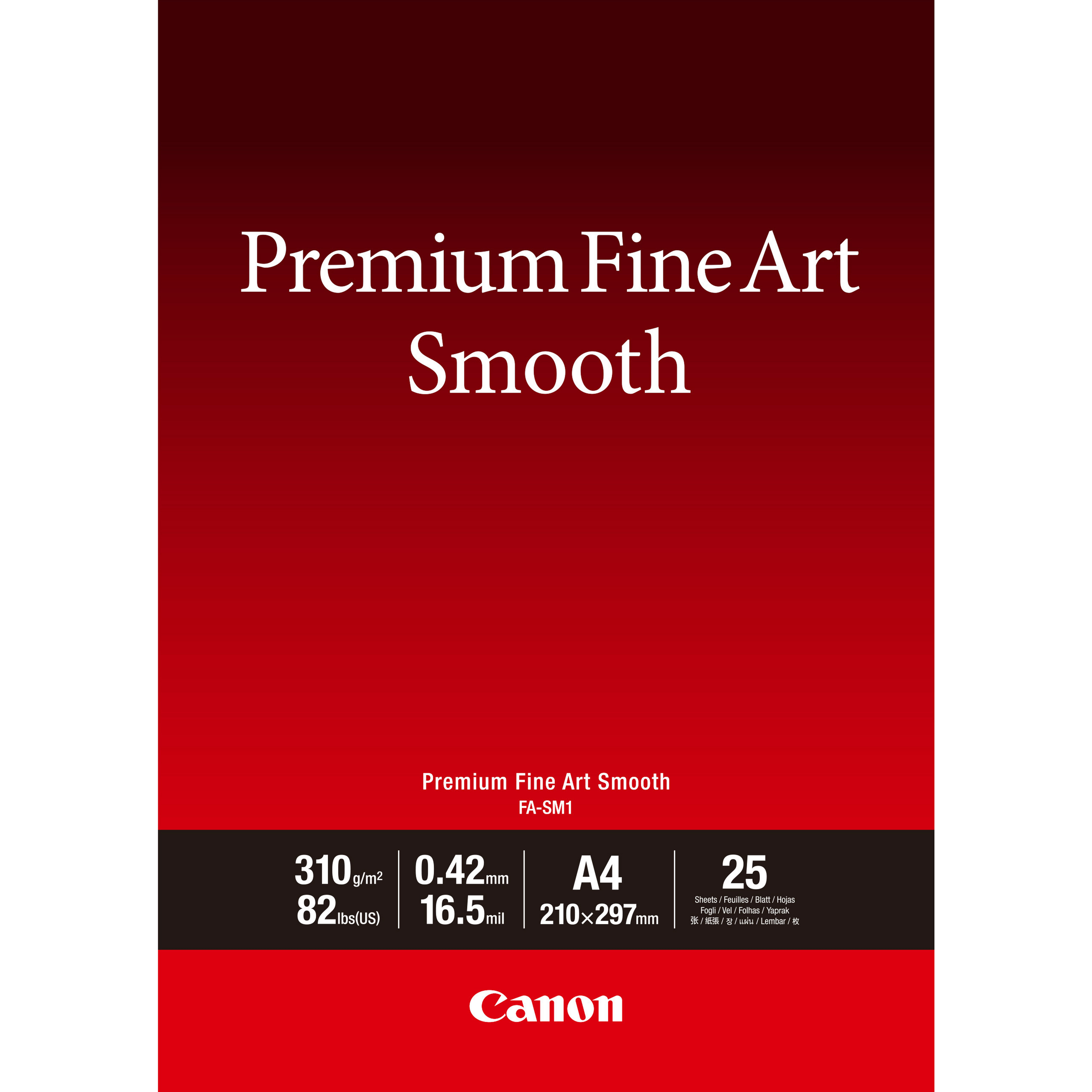 CANON FA-SM1 A4 Fine Art Paper 25 sheets