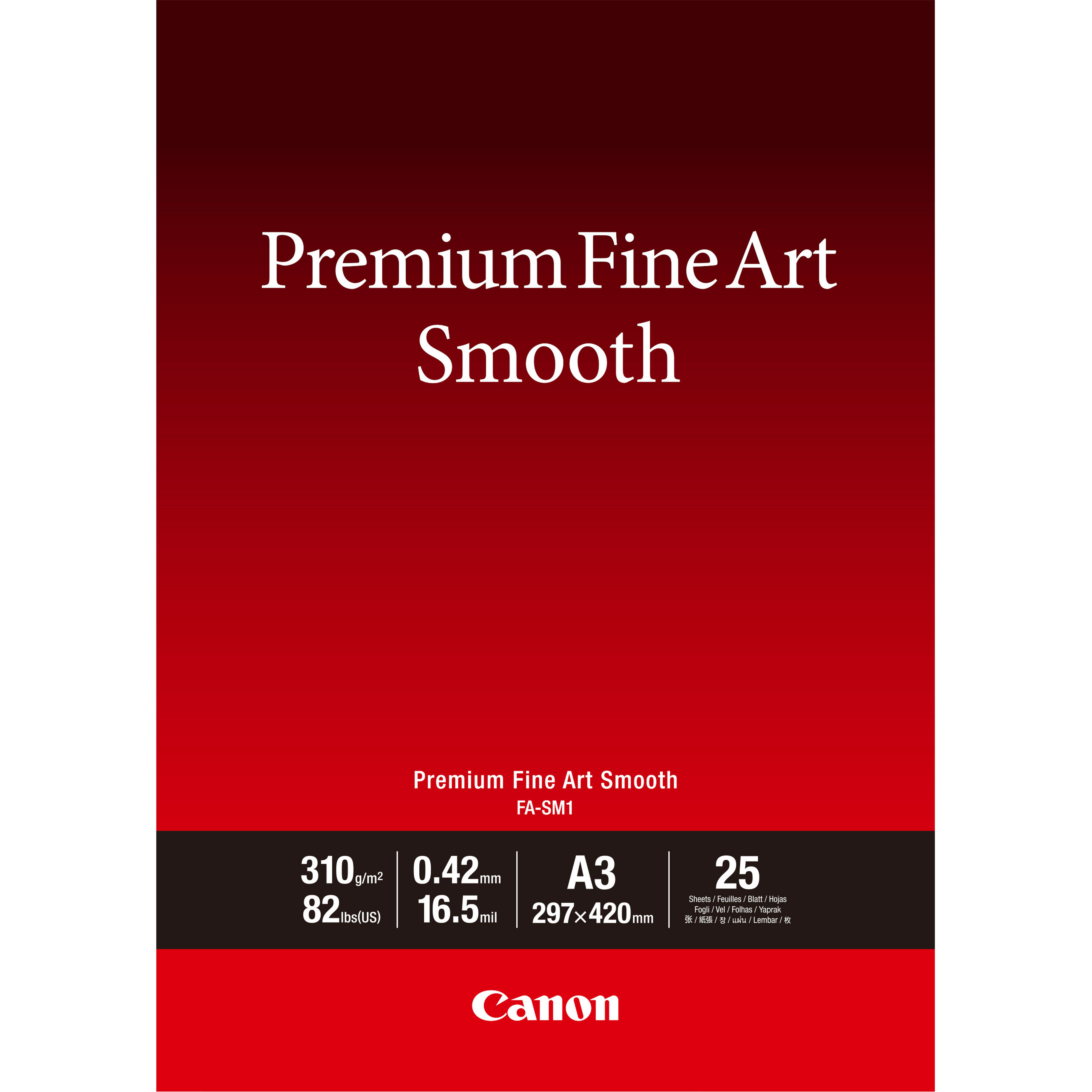 CANON FA-SM1 A3 Fine Art Paper 25 sheets
