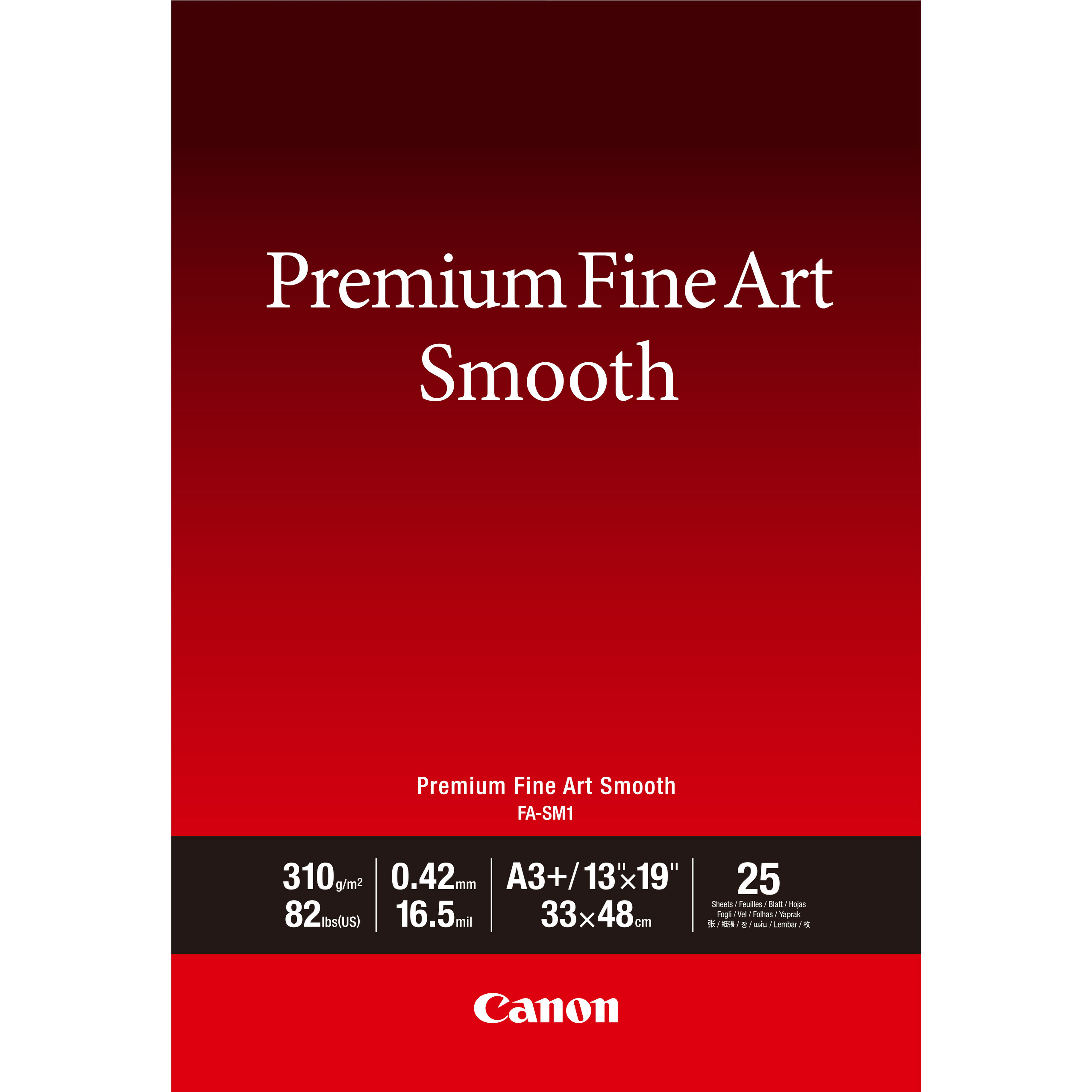 CANON FA-SM1 A3+ Fine Art Paper 25 sheets