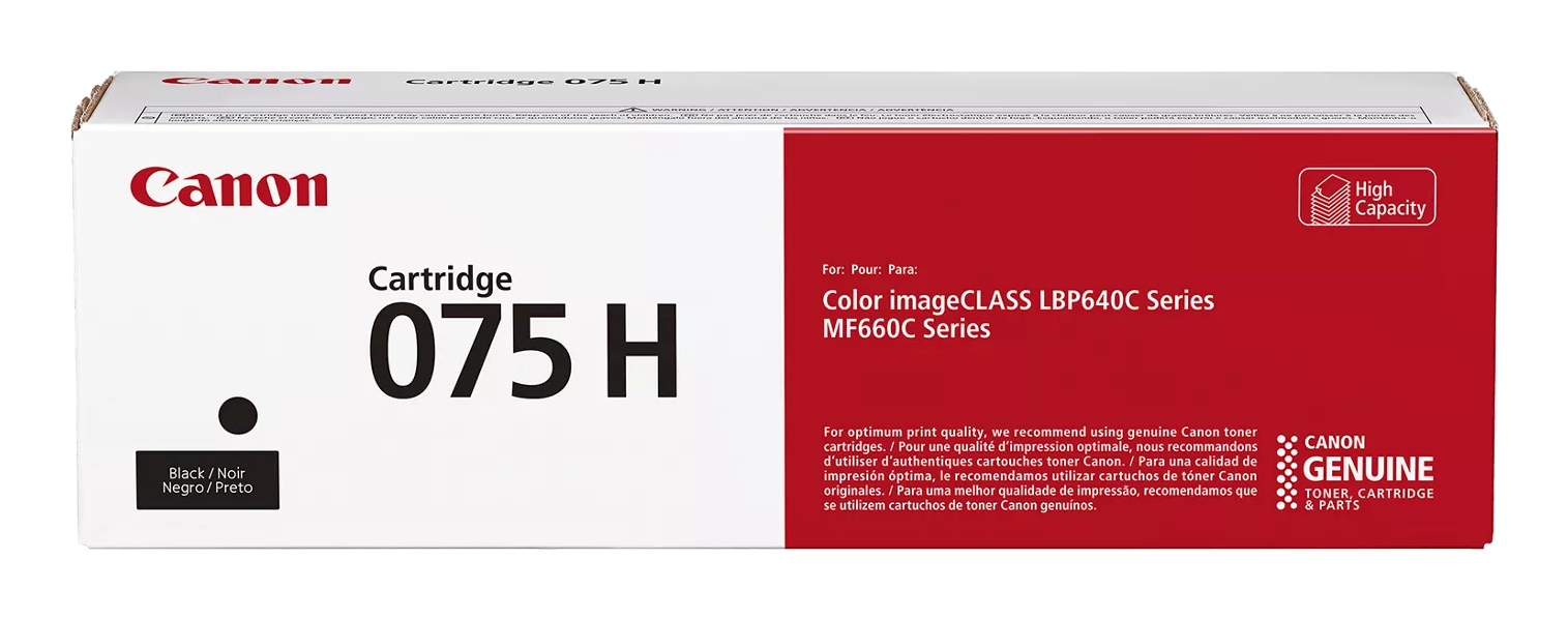 CANON Toner/Cartridge 075 H BK