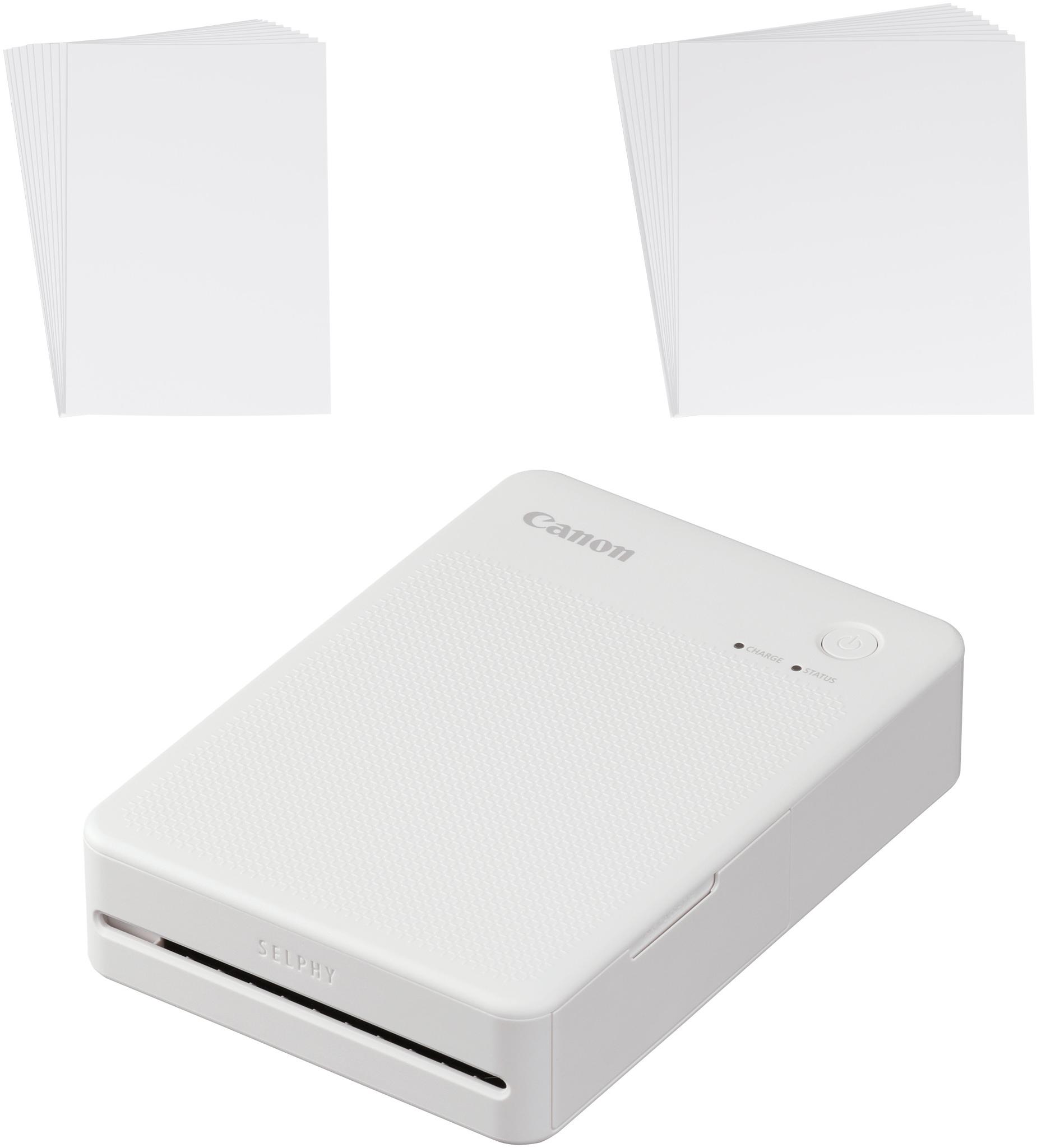 CANON Modèle du produit : imprimante photo portable Selphy QX20 Blanc Sable