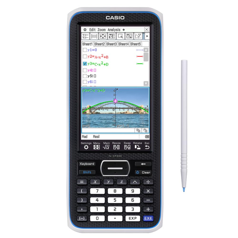 Casio Grafikrechner, FX-CP 400 mit CAS Battery