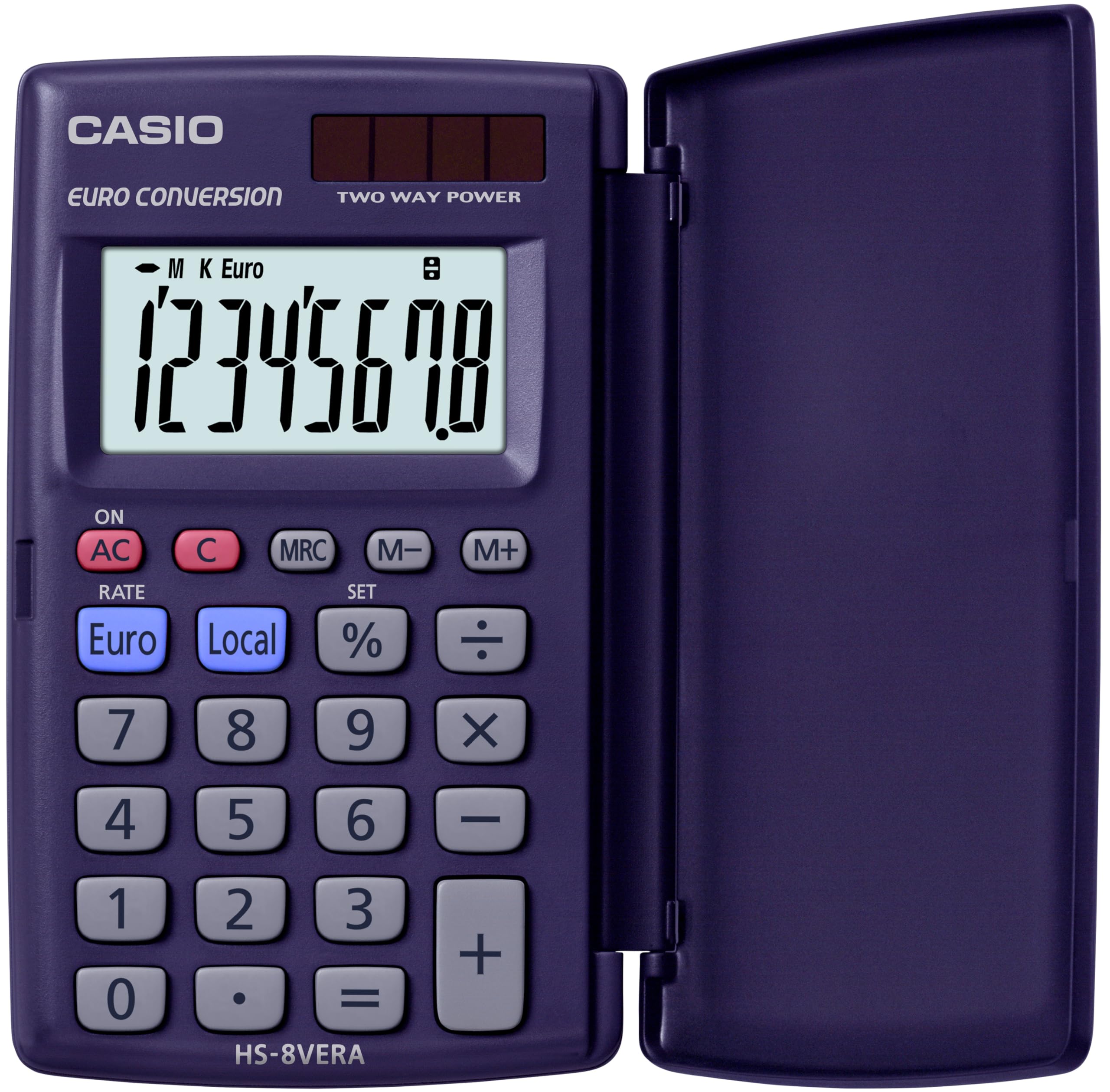 Casio Taschenrechner HS-8 VERA Solar/ Battery