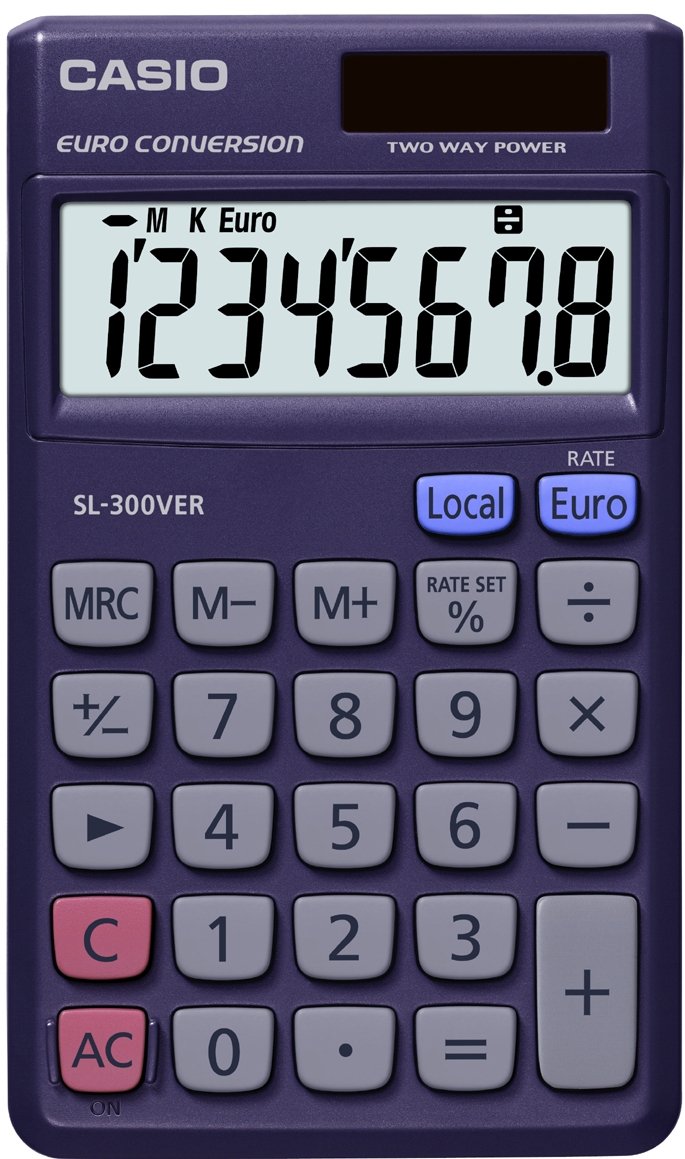 Casio Taschenrechner SL-300 VERA Solar/ Battery