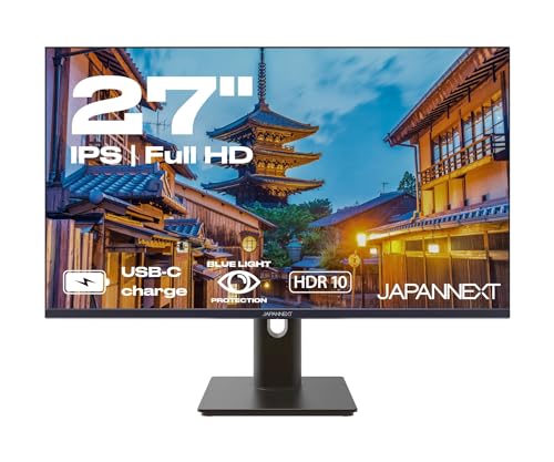 JAPANNEXT Écran PC LED 27 pouces Full HD 60Hz
