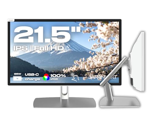 JAPANNEXT Ecran PC LED 21,5 pouces Full HD 75Hz