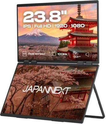 JAPANNEXT Écran PC Portable 23 pouces Full HD 100Hz IPS AMD FreeSync