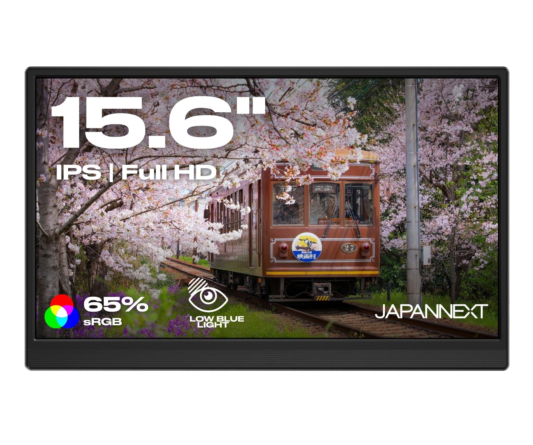 JAPANNEXT JN-MD-i156F-LE 15.6p Portable Monitor FHD 60Hz IPS 250cd/m2 Mini HDMI USB-C charge