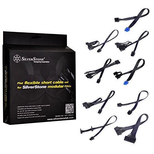 SILVERSTONE SilverStone kurzes Netzteil-Kabelset pour Strider, flachband