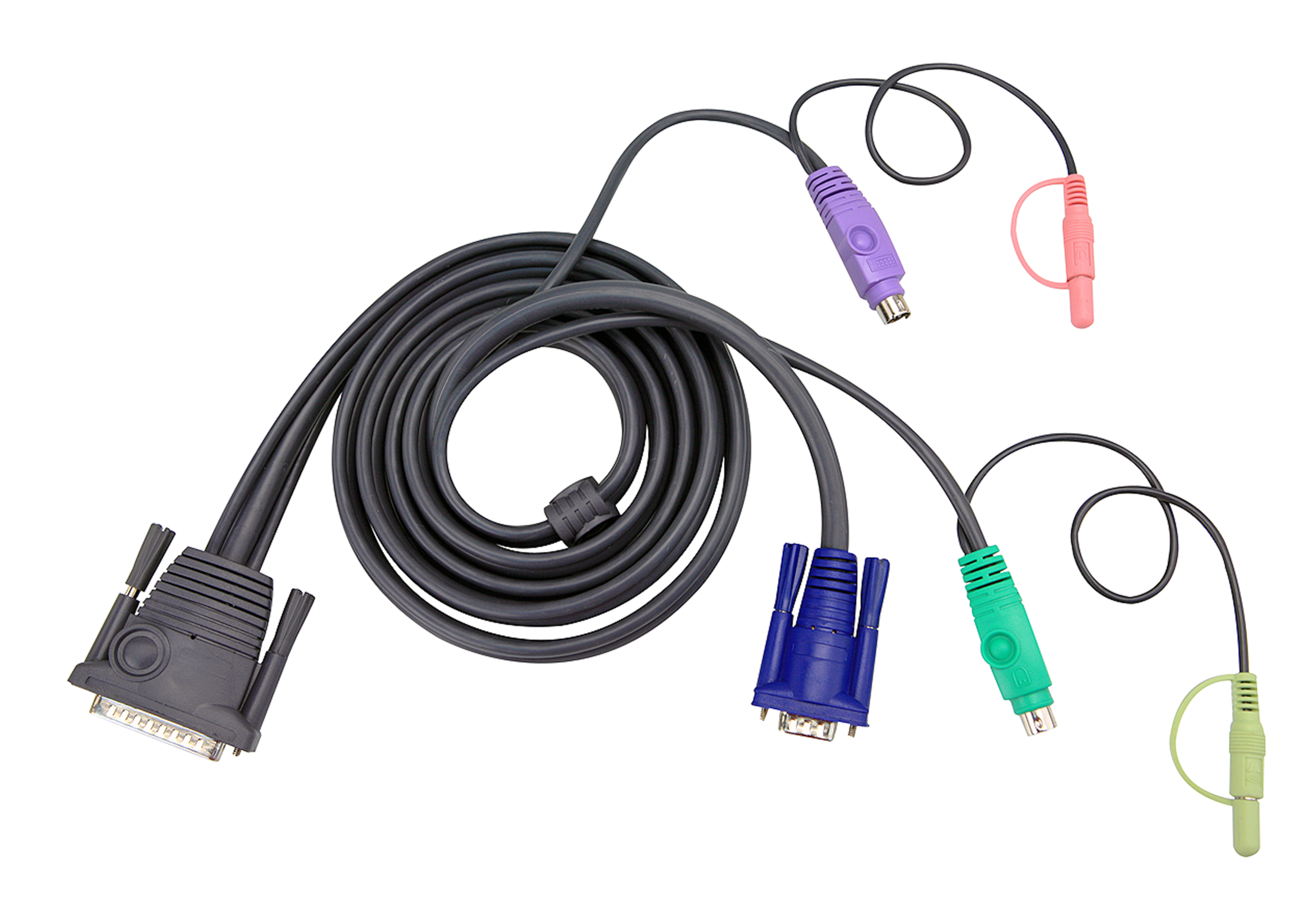 Aten Aten 2L-170xP Cordon KVM VGA/PS2 + audio