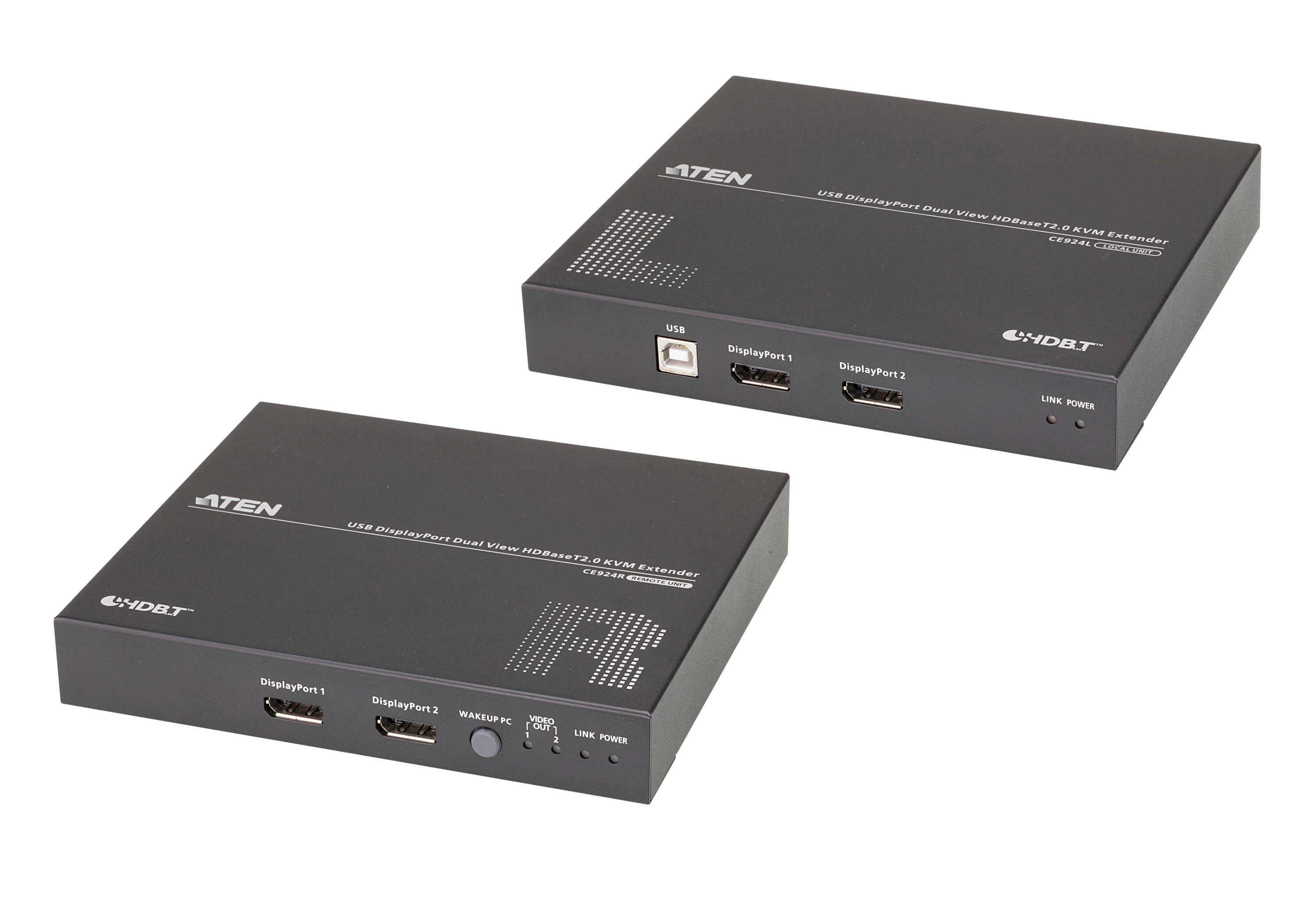 Aten CE924 KIT DÉPORT Double Écran DisplayPort / USB HDBaseT 100M