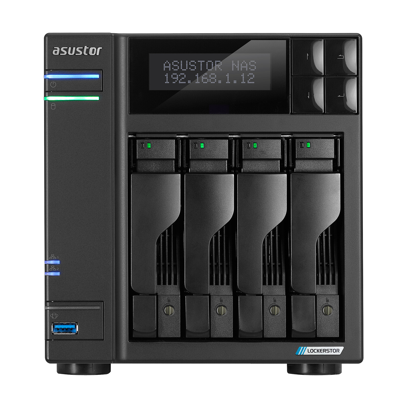 Asustor ASUSTOR Lockerstor NAS AS6704T v2 4-Bay