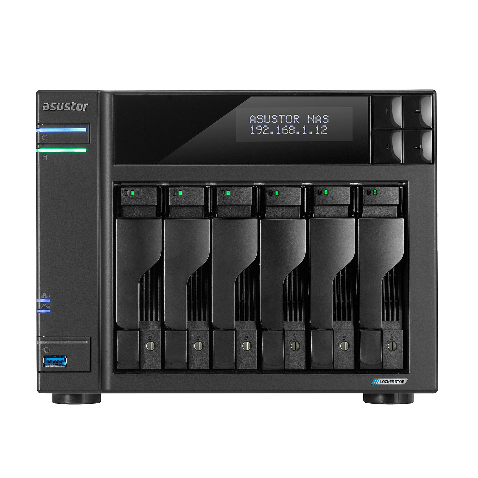 Asustor ASUSTOR Lockerstor NAS AS6706T v2 4-Bay