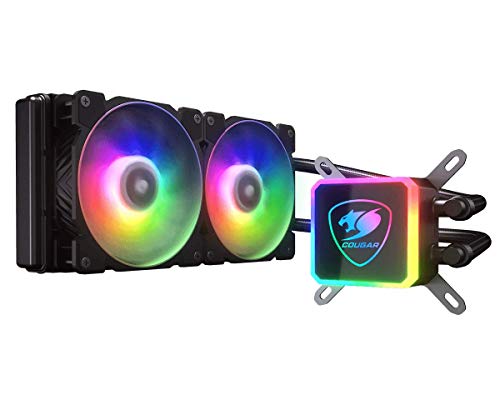 Cougar Kit Watercooling AIO Aqua ARGB - 280mm (Noir)