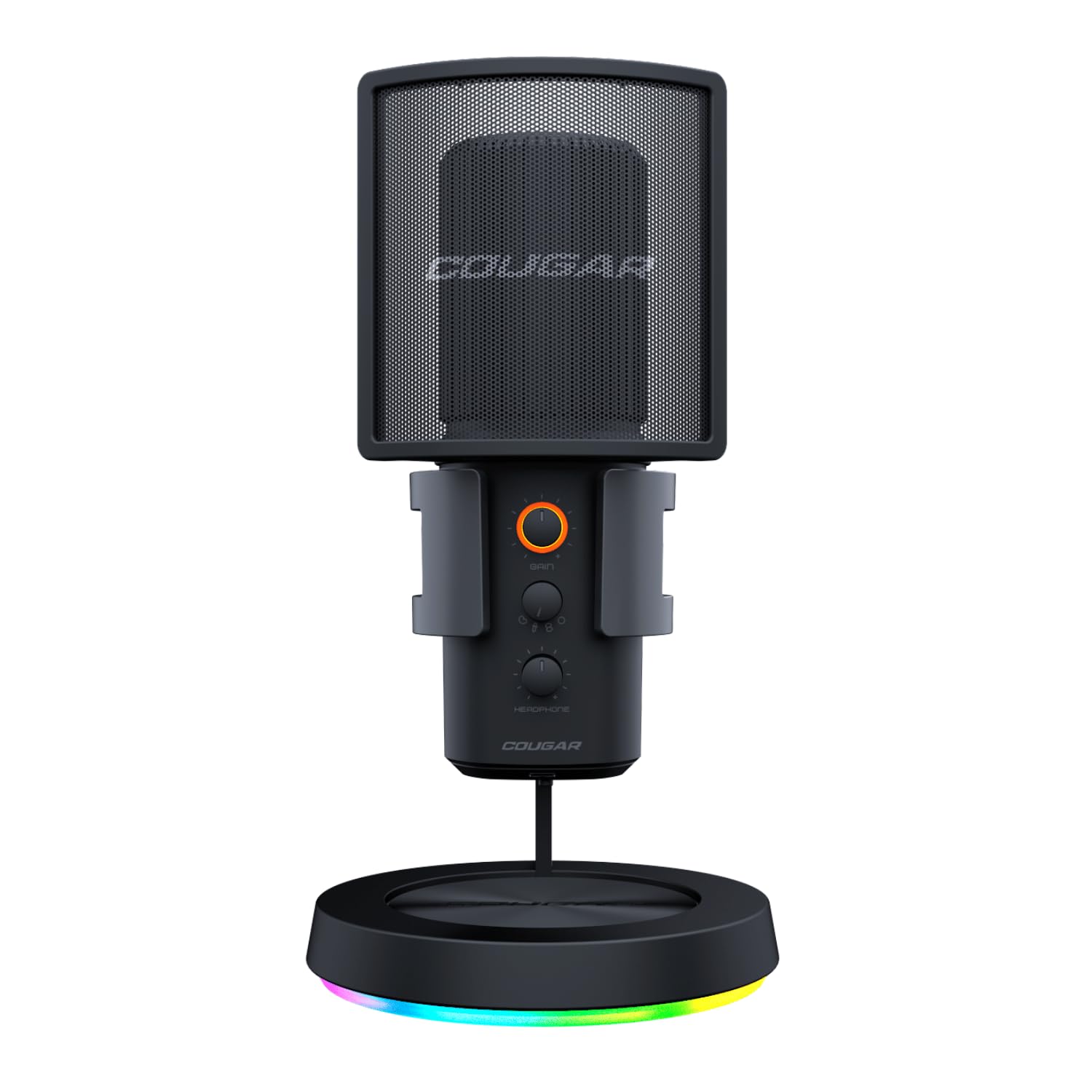 Cougar Microphone sur pied Screamer-X RGB (Noir)