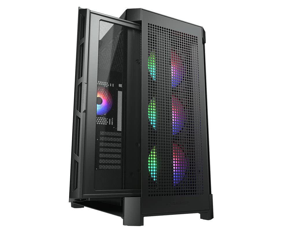 Cougar Boitier Moyen Tour E-ATX DuoFace Pro RGB avec panneaux vitrés (Noir)