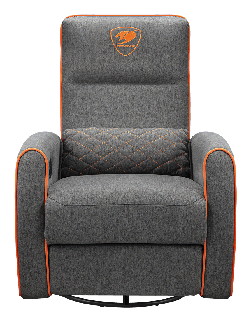 Cougar Butaca COUGAR Gaming CGR-FDF-GRO 150 kg, Asiento Acolchado, Respaldo Tapizado, Negro, Gris