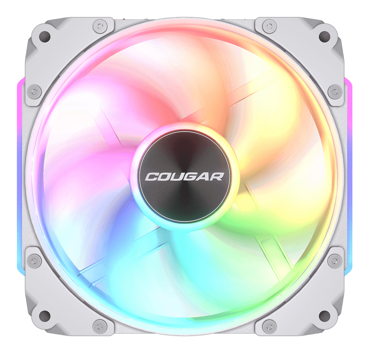 Cougar COUGAR Gehäuse Lüfter Apolar 120 ARGB, Reverse Blade, Weiß