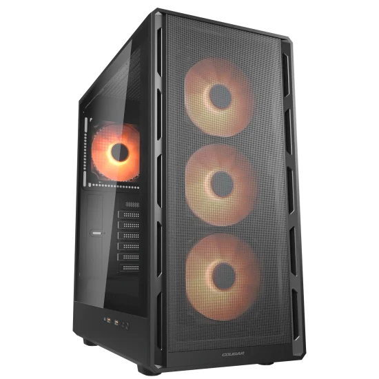 Cougar Gaming Boitier Moyen Tour ATX Cougar AirFace Pure Pro RGB avec panneaux vitrés (Noir)