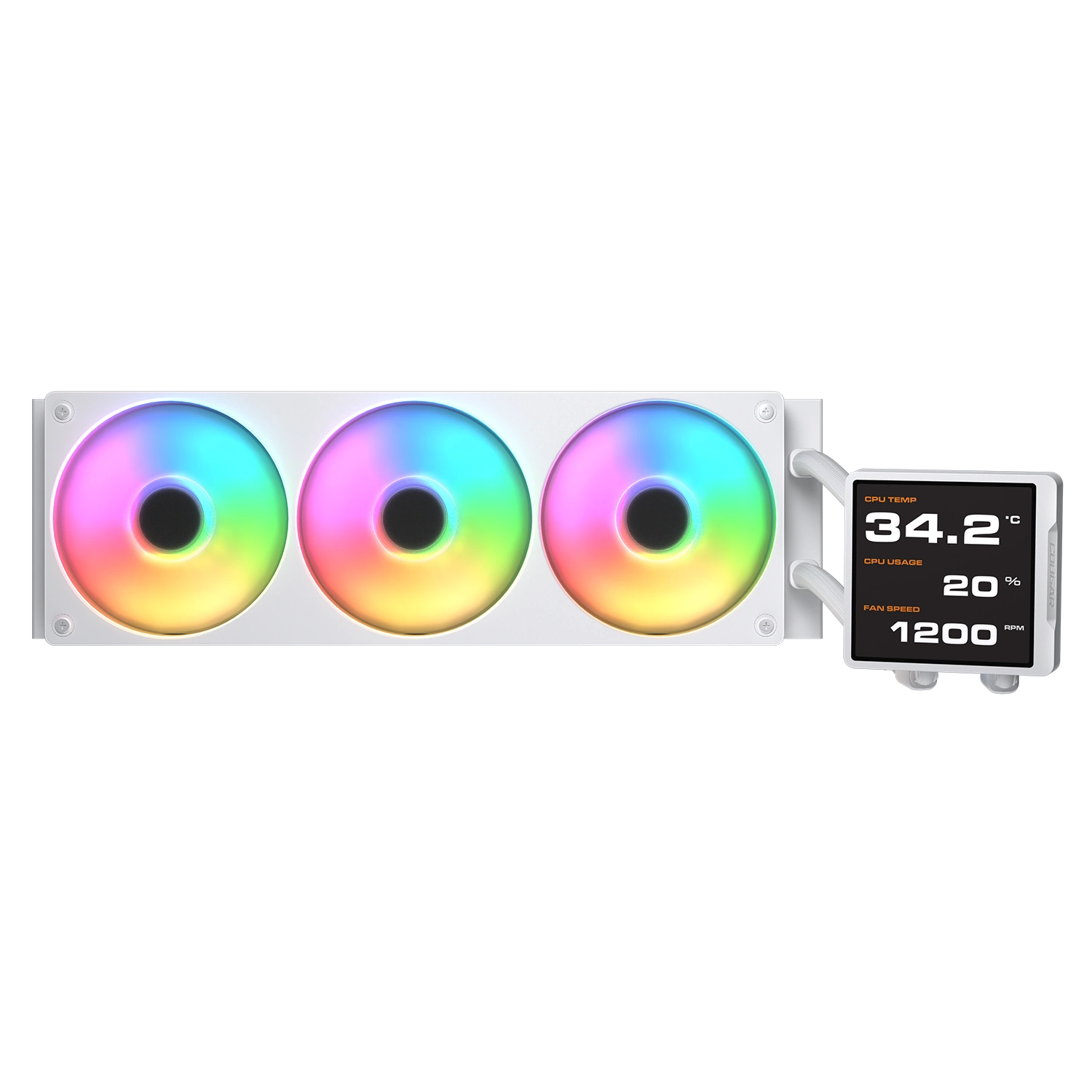 Cougar COUGAR CPU Wasserkühlung Poseidon Vistek Pro 360,ARGB,Weiß