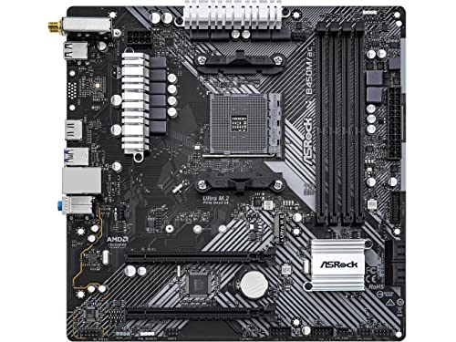 ASROCK Carte Mère B450M/AC R2.0 (AM4) Micro ATX